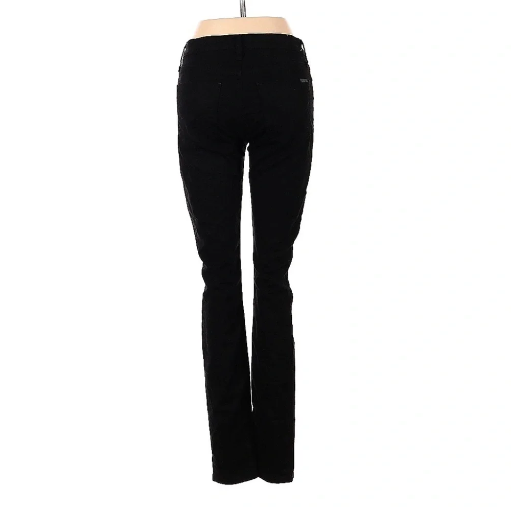 Hudson Nico Super Skinny Mid Rise Jeans in Textured Black